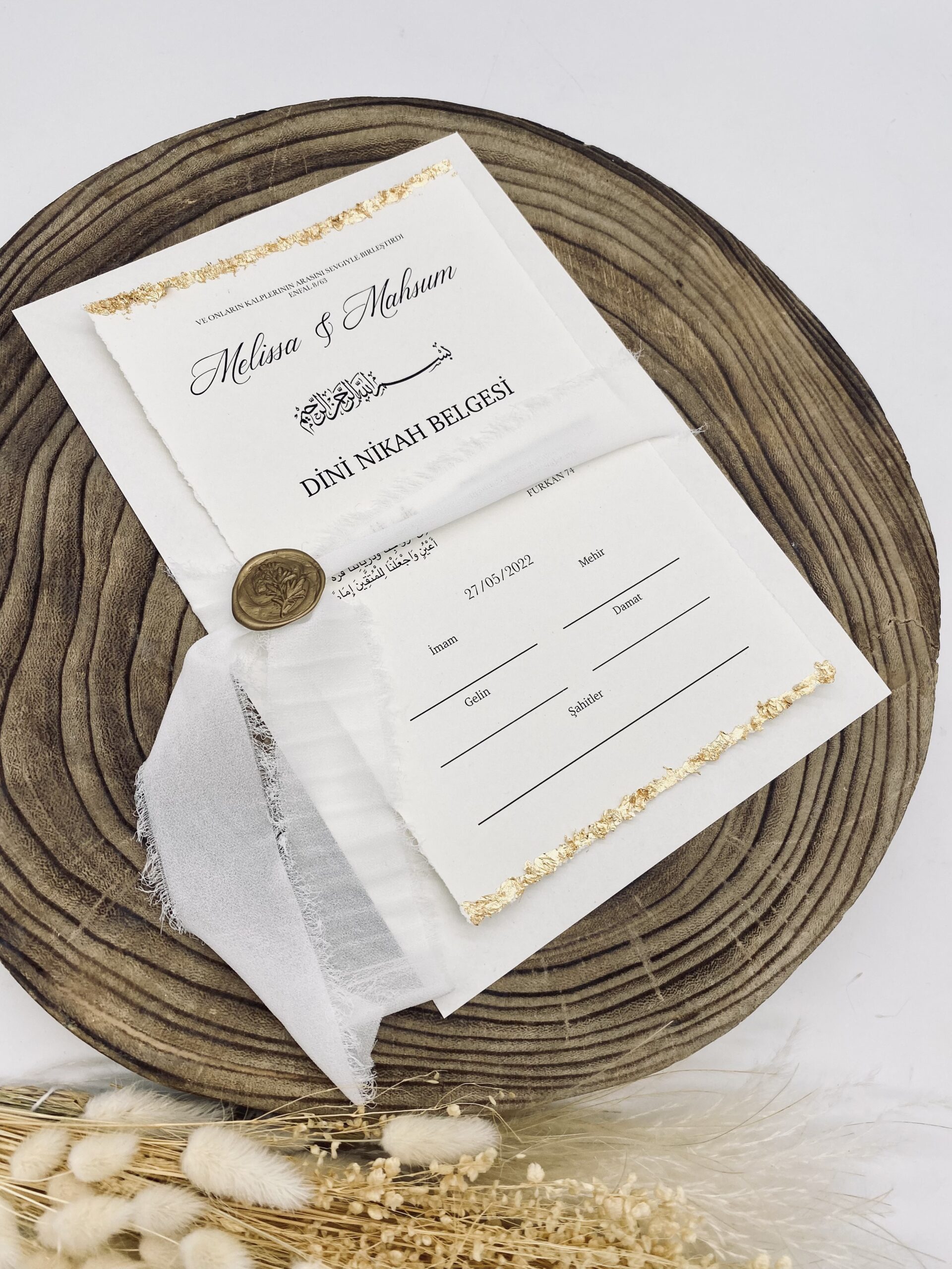 Islamische Heiratsurkunde – Bild 1